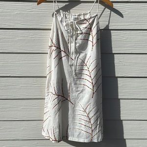 LUSH embroidered midi dress